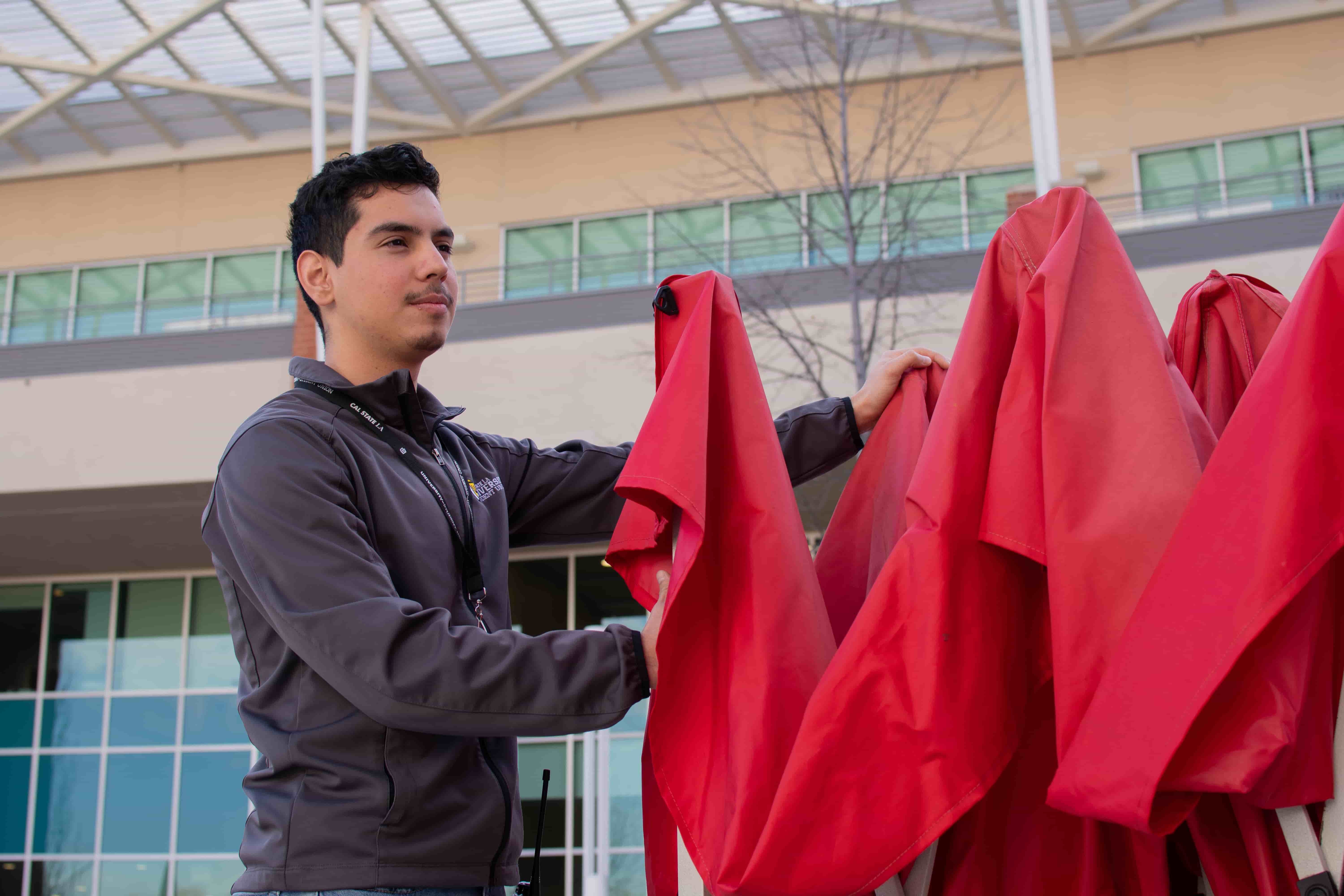 Setting up a canopy